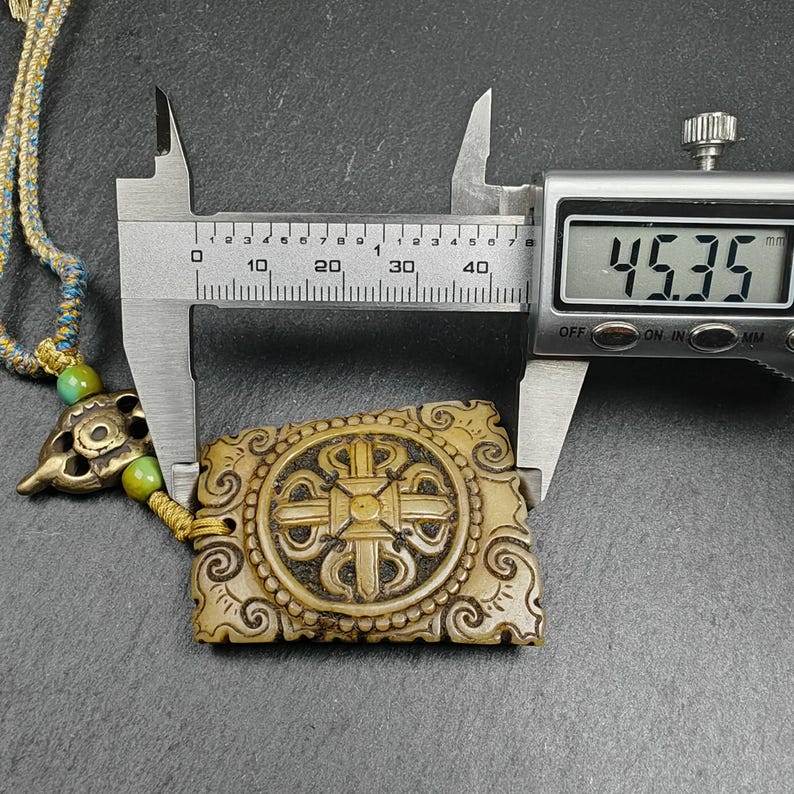 Vajra Mandala Kapala Pendant,Amulet,45mm × 36mm - Gandhanra-ART