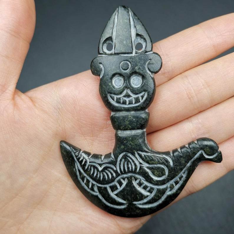 Kartika Knife of the Dakinis | 8cm x 6cm - Gandhanra-ART