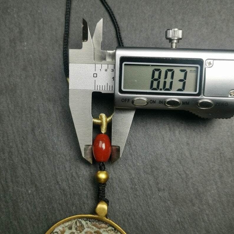 Amulet Sipaho Badge - Melong Mirror 44mm - Gandhanra-ART