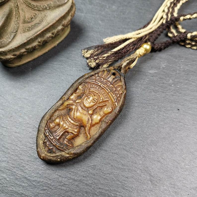 Statue Amulet Pendant,70×29mm - Gandhanra-ART
