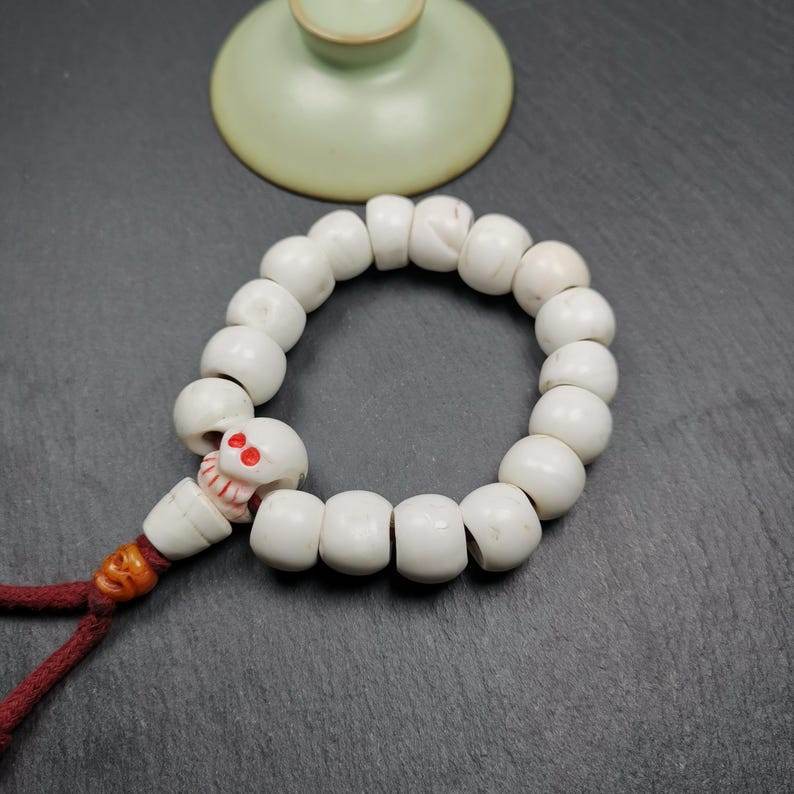 Wrist Mala | 16mm Prayer Beads Bracelet - Gandhanra-ART