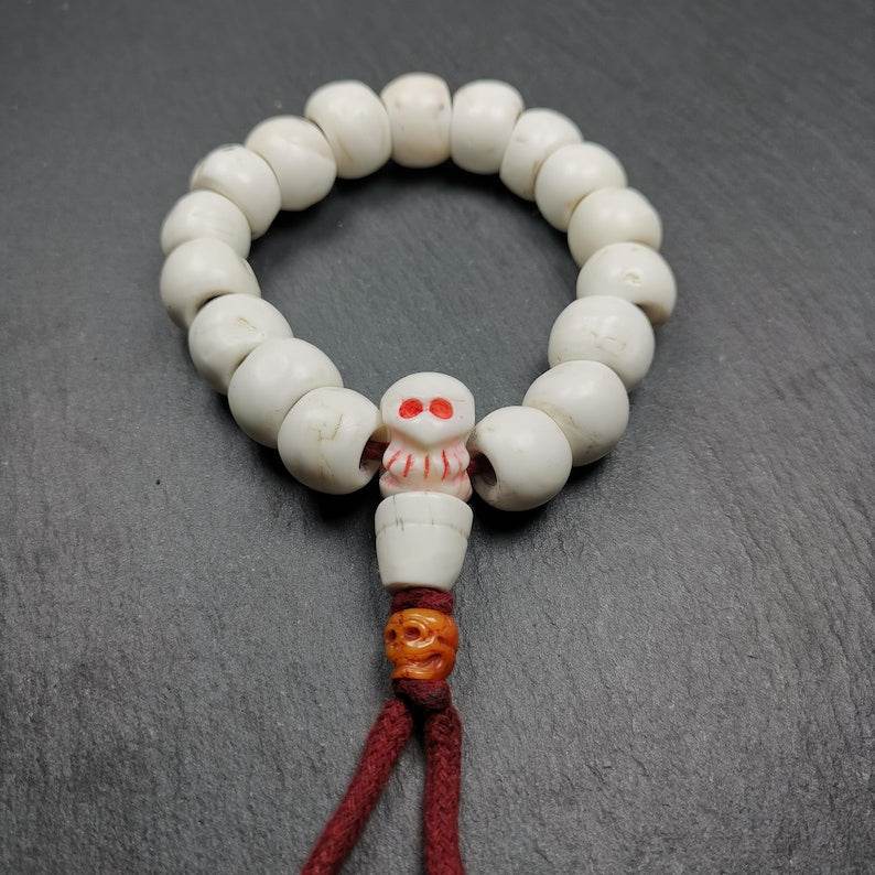 Wrist Mala | 16mm Prayer Beads Bracelet - Gandhanra-ART