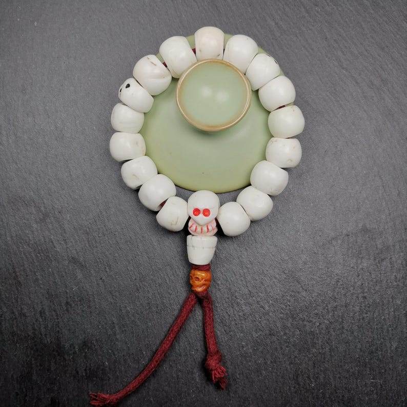 Wrist Mala | 16mm Prayer Beads Bracelet - Gandhanra-ART