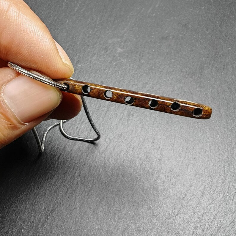 Yak Bone Elephant Charm,51 × 12mm