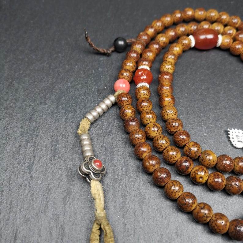 Mala Necklace,mm 108 Prayer Beads - Gandhanra-ART