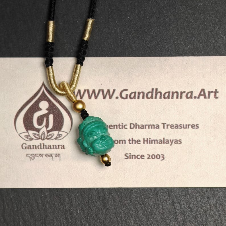 Turquoise Mahakala Amulet