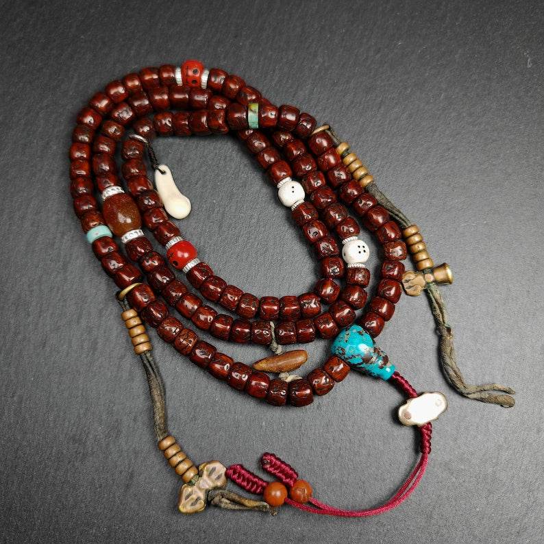 8mm Mala Necklace Prayer Beads - Gandhanra-ART