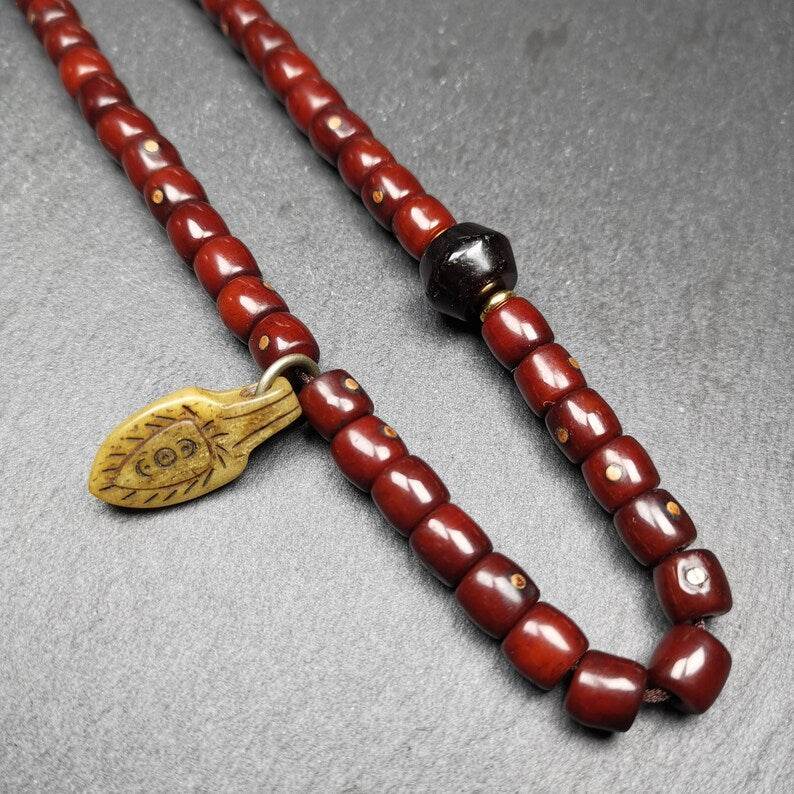 8mm 108 Mala Necklace,Prayer Beads - Gandhanra-ART