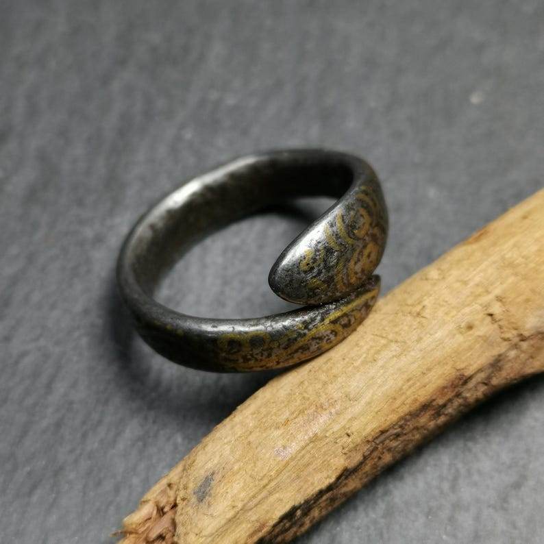 Snake Ring | Adjustable US Size 9 - Gandhanra-ART
