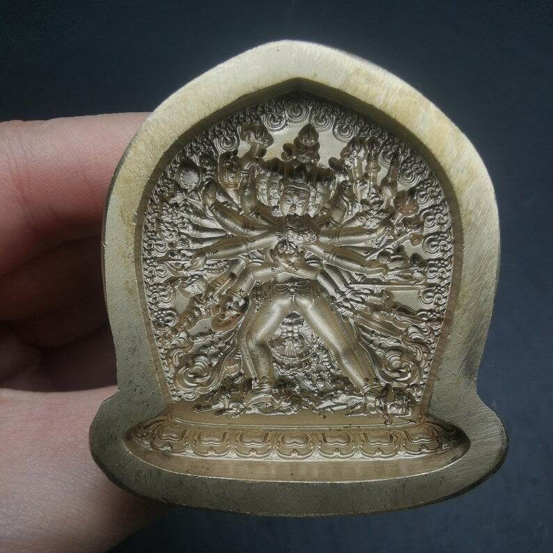 Kalachakra Vajra Tsa Tsa Mold,4.5cm Height - Gandhanra-ART