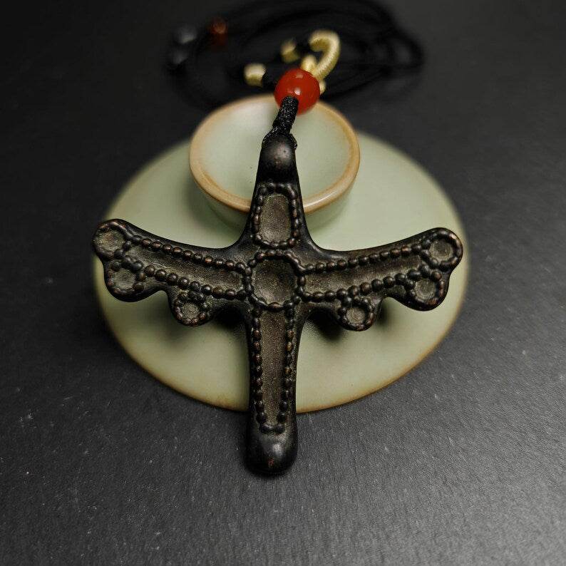 Pendant,Thokcha Protection Charm, 56×60mm - Gandhanra-ART
