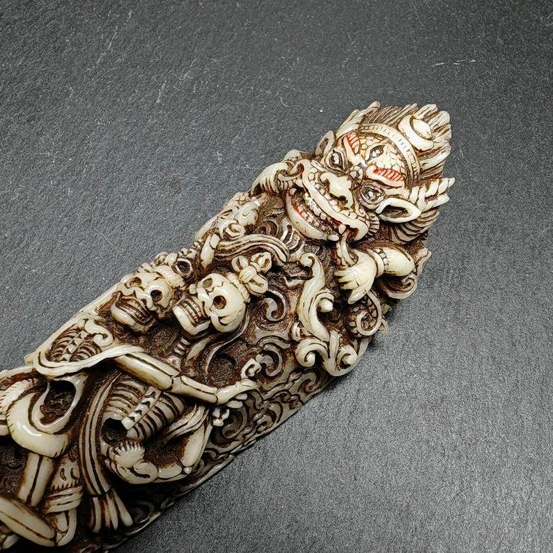 Citipati Kapala Amulet Badge - Gandhanra-ART