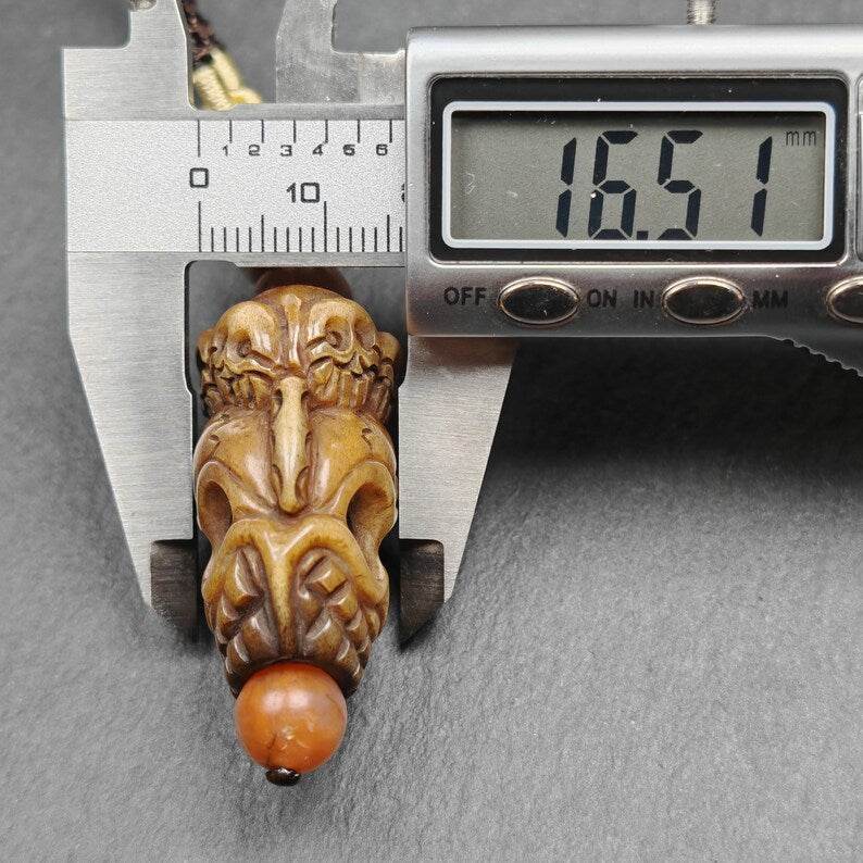 Citipati Skull Protective Charm - Gandhanra-ART