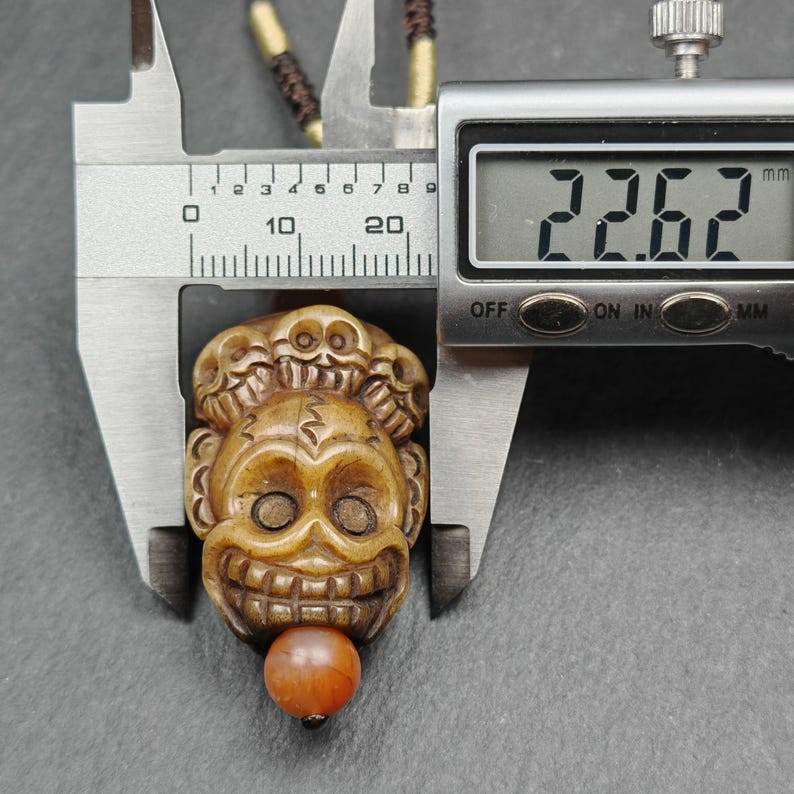 Citipati Skull Protective Charm - Gandhanra-ART