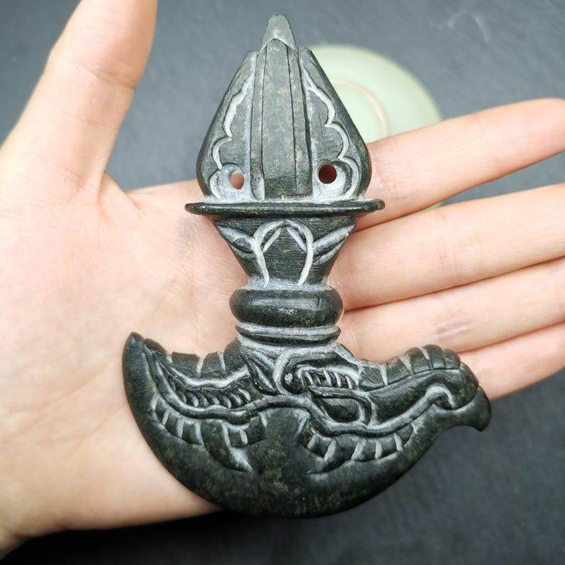 Kartika Knife of the Dakinis | 11cm x 8cm - Gandhanra-ART
