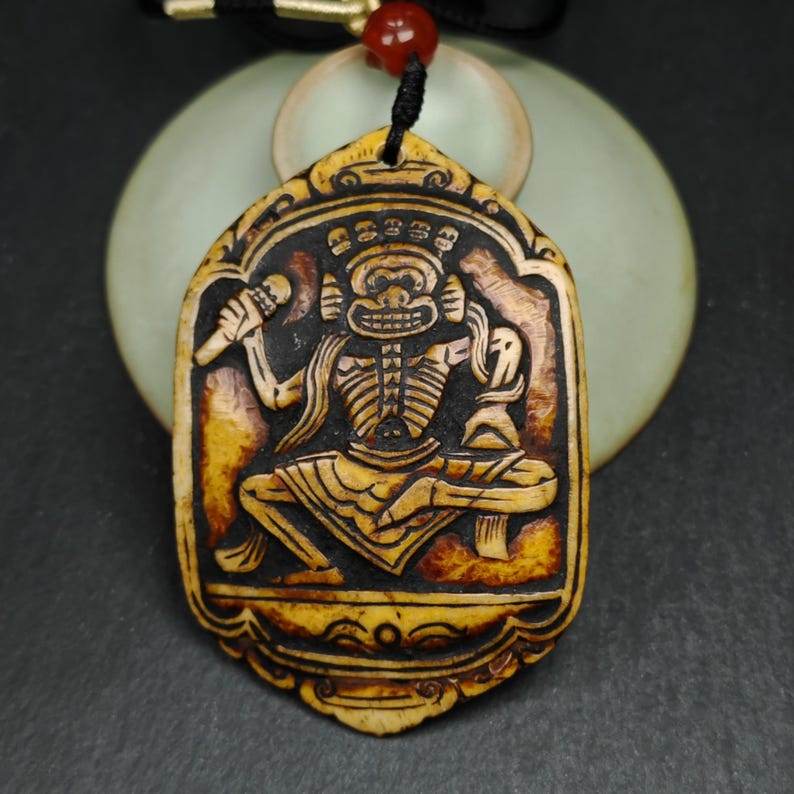 Citipati Master Kapala Pendant 72mm × 58mm - Gandhanra-ART