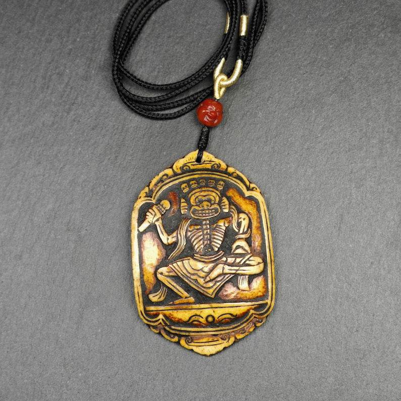 Citipati Master Kapala Pendant 72mm × 58mm - Gandhanra-ART