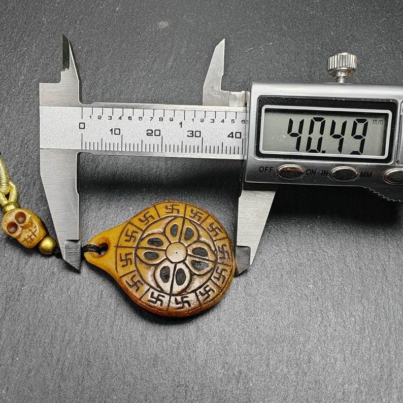 Kapala Citipati Mandala Pendant Amulet,40mm × 32mm - Gandhanra-ART