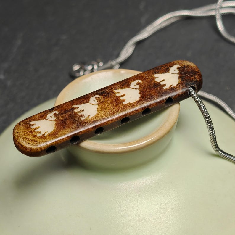 Yak Bone Elephant Charm,51 × 12mm