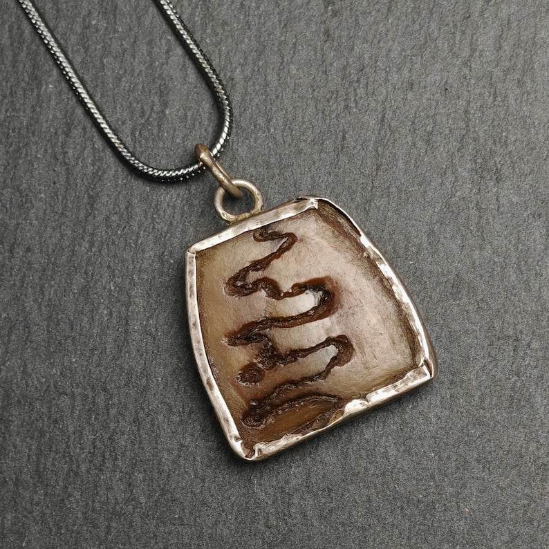 Kapala Amulet Necklace,26mm × 26mm - Gandhanra-ART