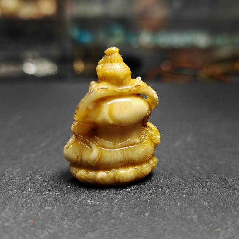 Buddha statue - Yellow Jambhala(Dzambhala) - Gandhanra-ART