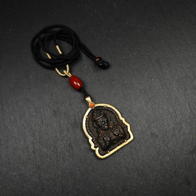 Drashi Lhamo Amulet, 52×36mm - Gandhanra-ART