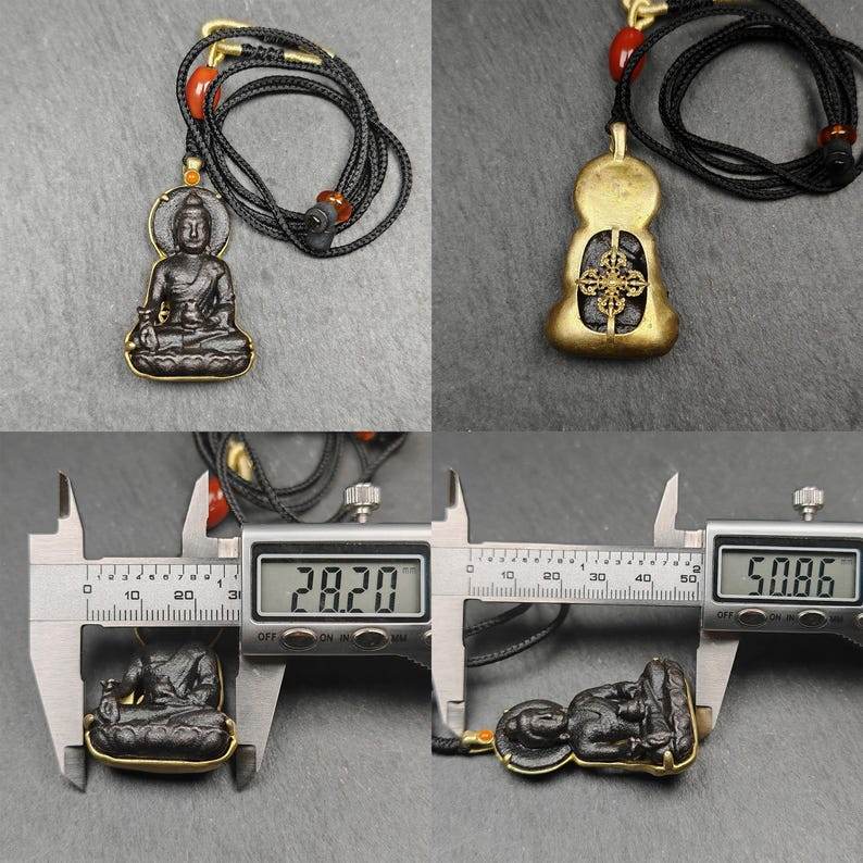 Buddha Statue Amulet, Pendant - Gandhanra-ART