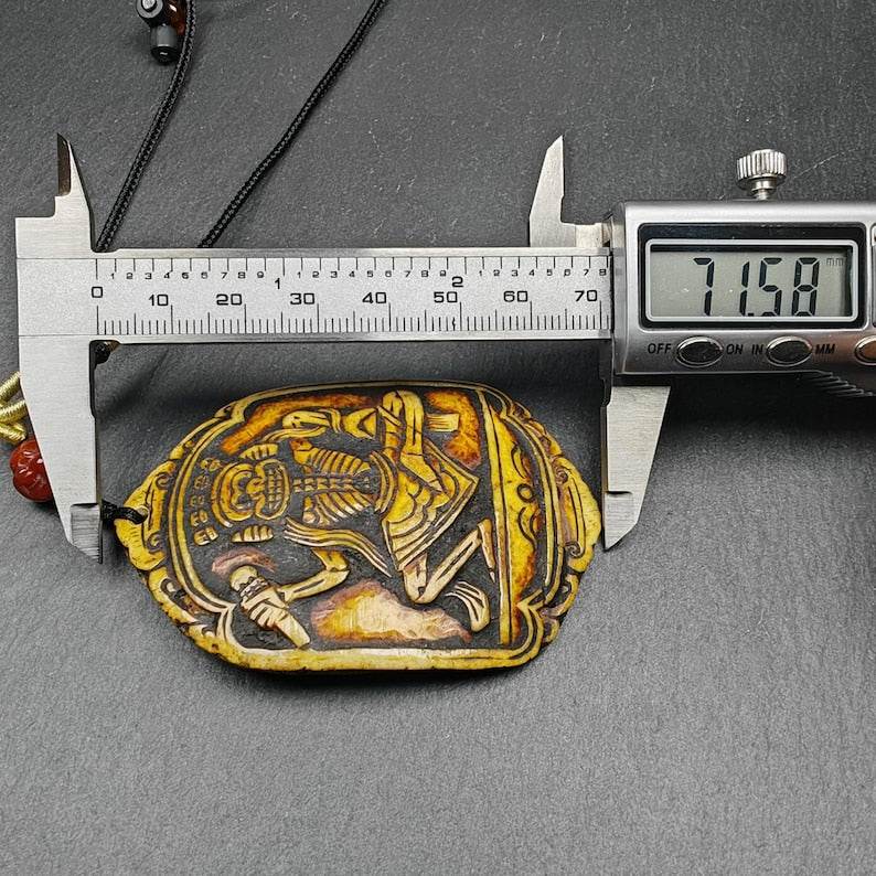 Citipati Master Kapala Pendant 72mm × 58mm - Gandhanra-ART