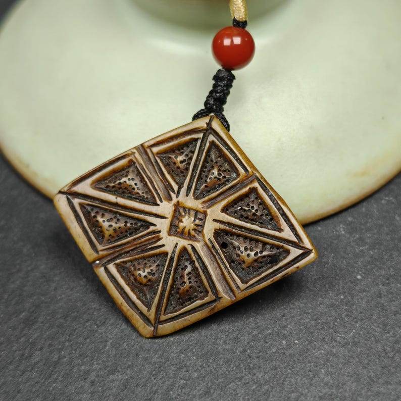 Vajra Mandala Kapala Pendant 38mm × 32mm - Gandhanra-ART