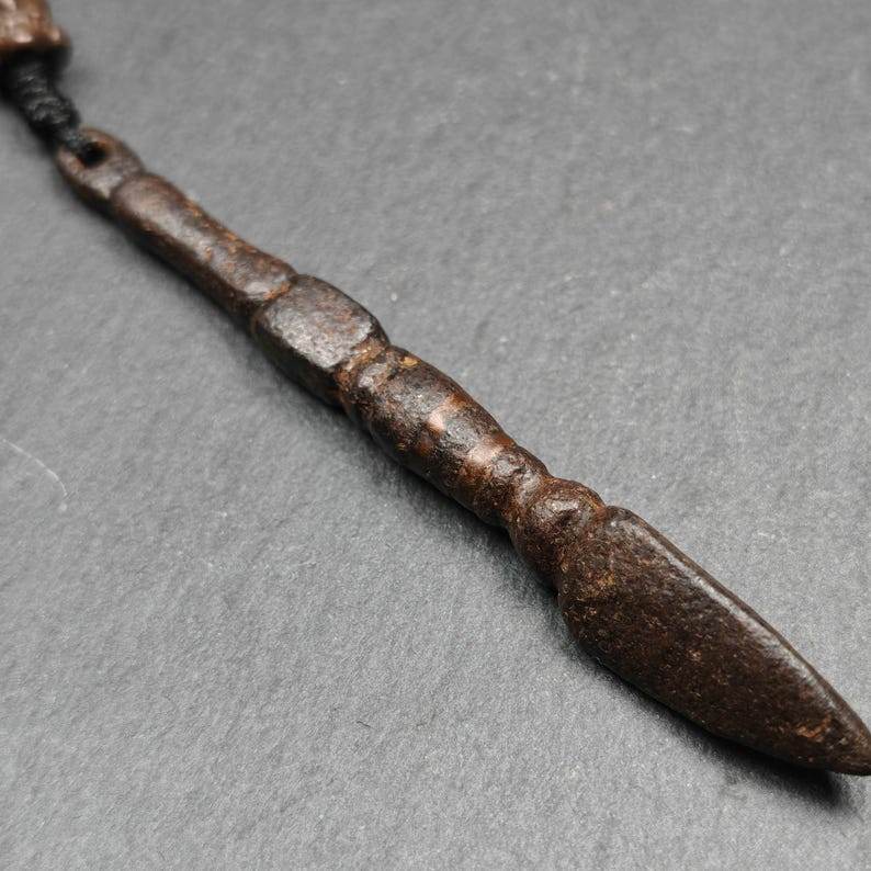 Old Phurba Amulet - Tibetan Ritual Kila Pendant - Gandhanra-ART