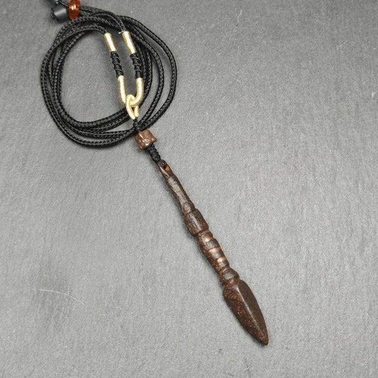 Old Phurba Amulet - Tibetan Ritual Kila Pendant - Gandhanra-ART