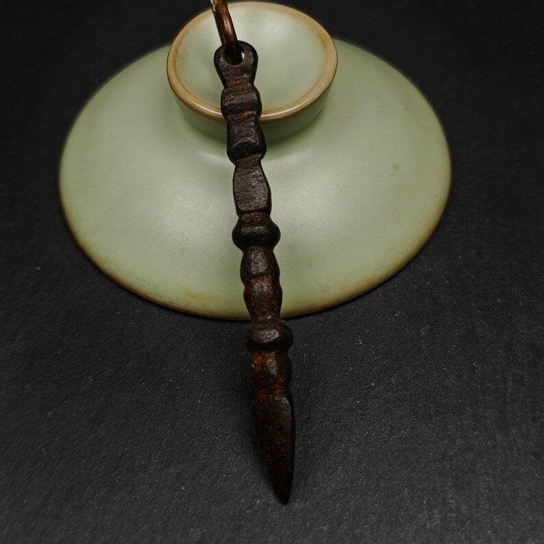 Old Phurba Amulet - Tibetan Ritual Kila Pendant - Gandhanra-ART