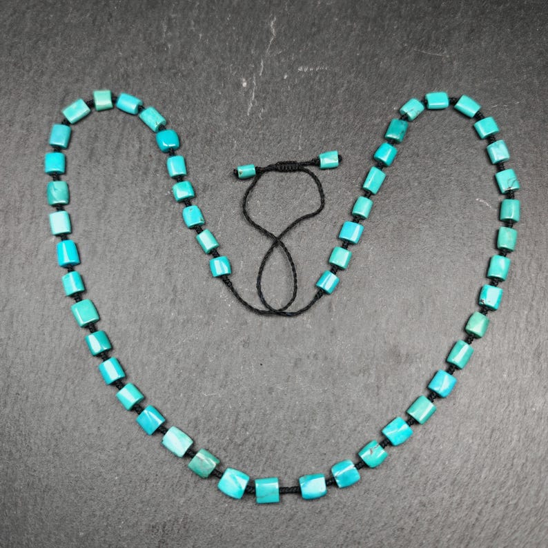 6mm Turquoise Necklace for Woman