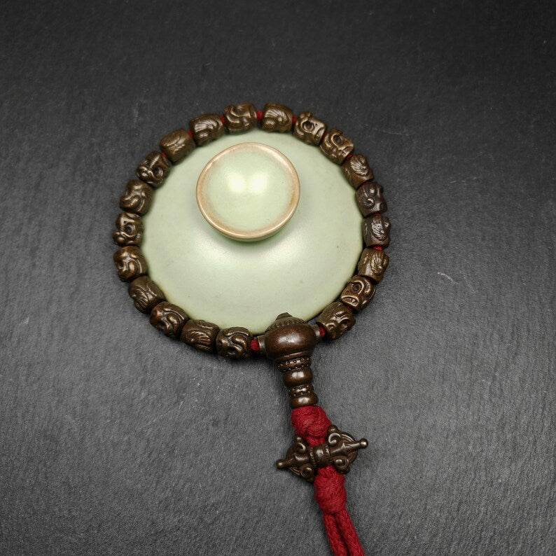 Wrist Mala,10mm Garuda Bird,Thokcha - Gandhanra-ART