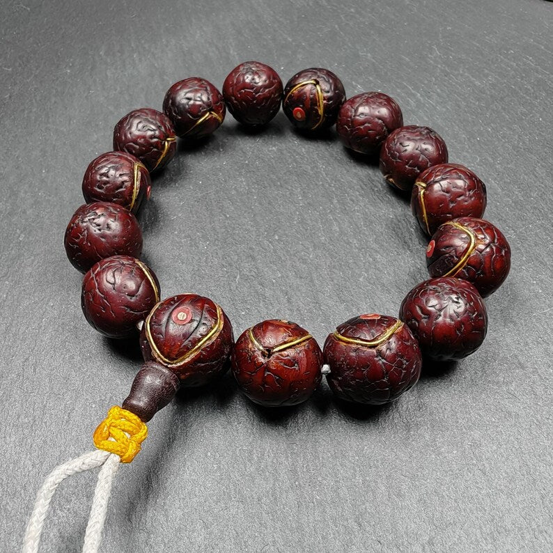 Tibetan Wrist Mala,Old Bodhi Beads Bracelet