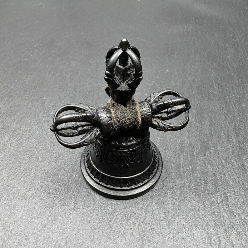 Vajra and Bell Set,Tibetan Tantric Buddhism Ritual Implement