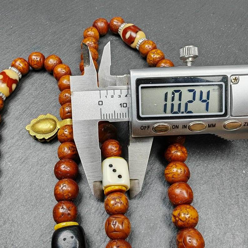 10mm 108 Kirin Eyes Bodhi Seed Prayer Beads - Gandhanra-ART