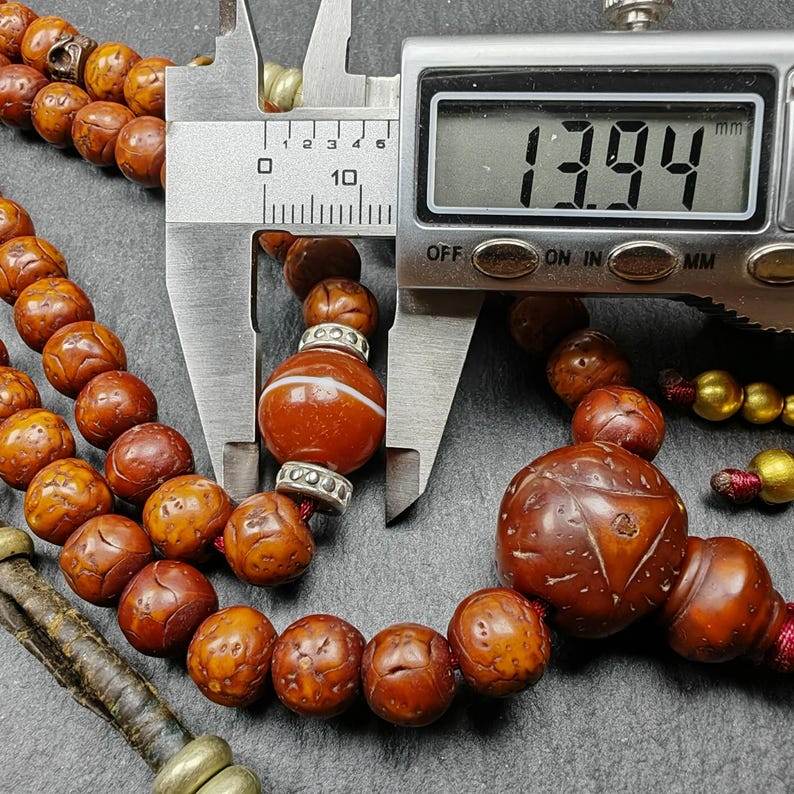 10mm 108 Kirin Eyes Bodhi Seed Prayer Beads - Gandhanra-ART