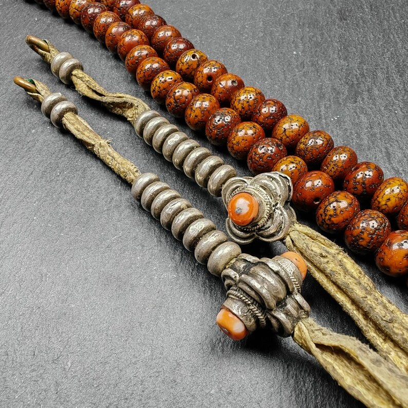 7+mm Sterling Silver Tibetan Prayer Bead Counters