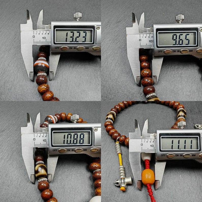 10mm Old Lotus Seed Beads Wrist Mala - Gandhanra-ART