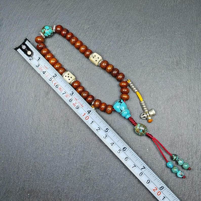 10mm Old Lotus Seed Wrist Mala - Gandhanra-ART