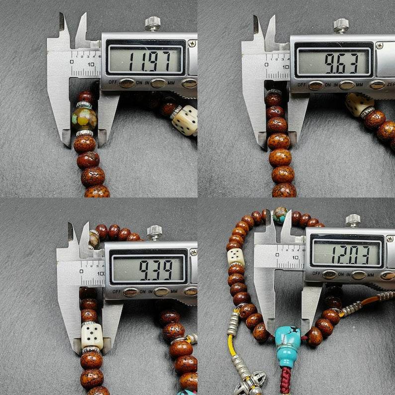 10mm Old Lotus Seed Wrist Mala - Gandhanra-ART