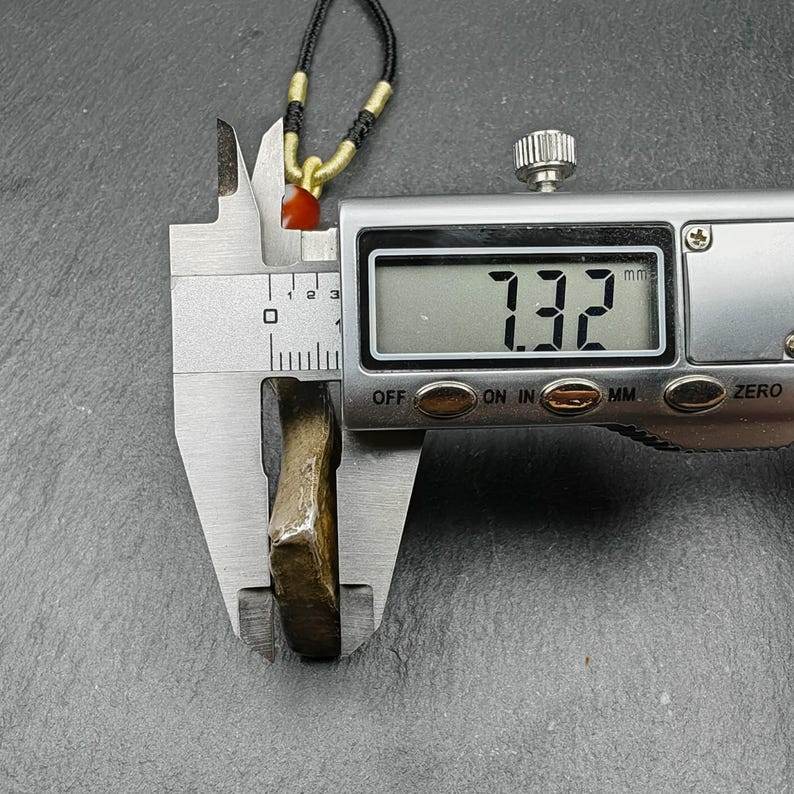 Kapala Amulet Necklace,Silver Framed,50mm × 26mm - Gandhanra-ART