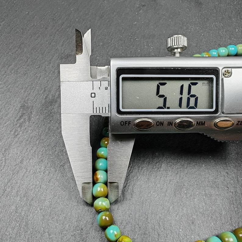 108 Turquoise Beads Necklace Mala,Tibetan Prayer Beads - Gandhanra-ART