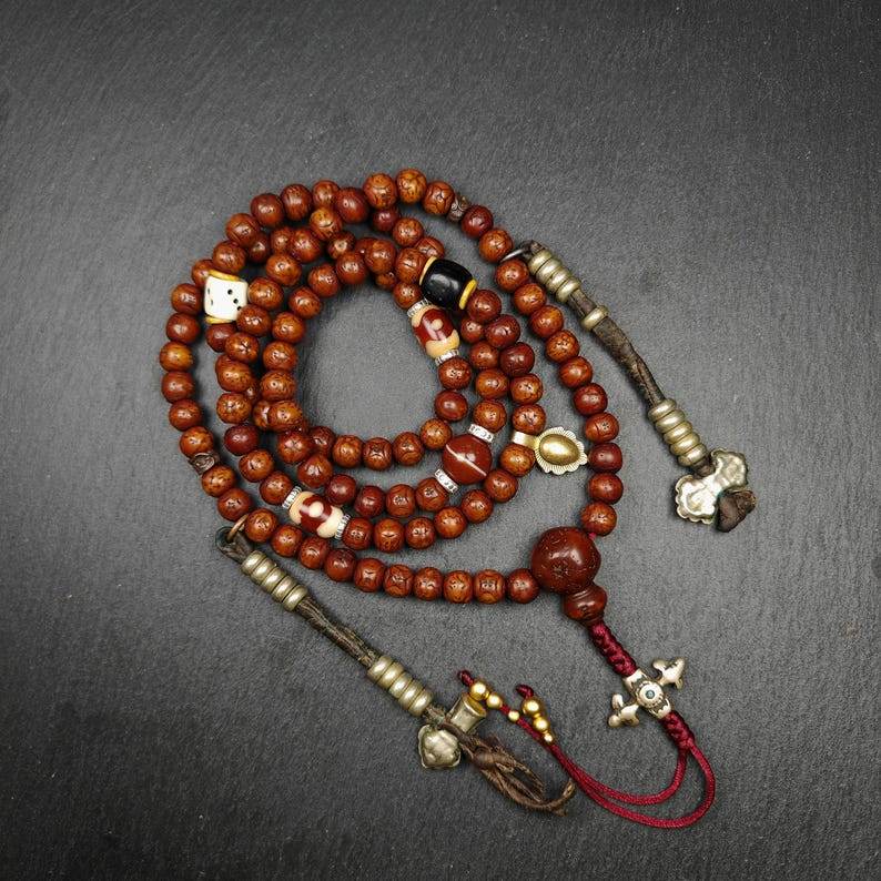 10mm 108 Kirin Eyes Bodhi Seed Prayer Beads - Gandhanra-ART