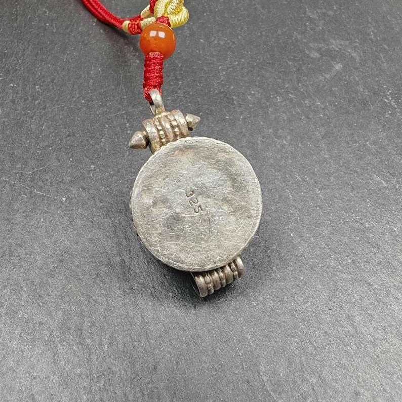 Coral and Silver Gau Ghau Shrine - Gandhanra-ART