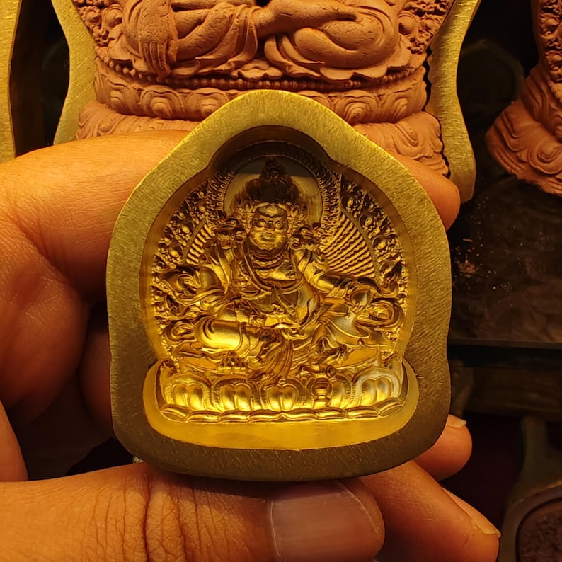Yellow Jambhala Tsa Tsa Mold | 4cm