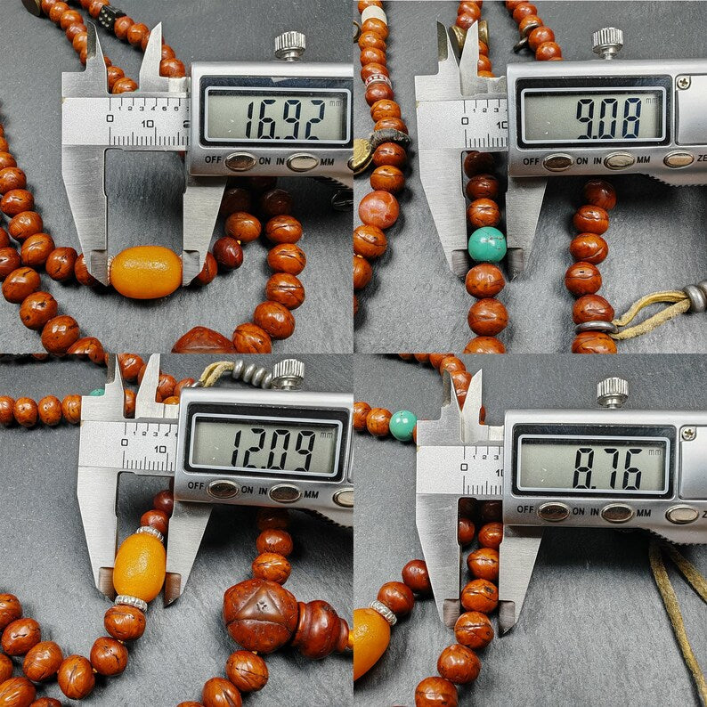 Tibetan Rosary, Old 8.7mm 108 Bodhi Seed Mala