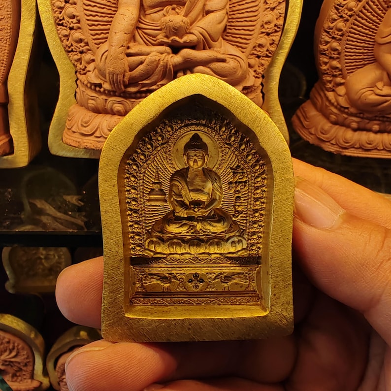 Amitabha Enthroned Tsa Tsa Mold | 5cm