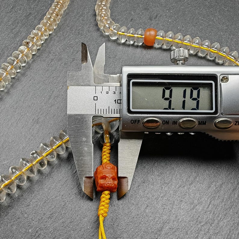 Old Tibetan Crystal Necklace Mala,Disk Type Prayer Beads Gandhanra-ART